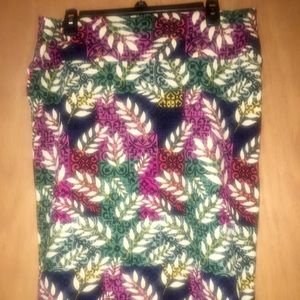 Lularoe Cassie Floral Skirt 2XL